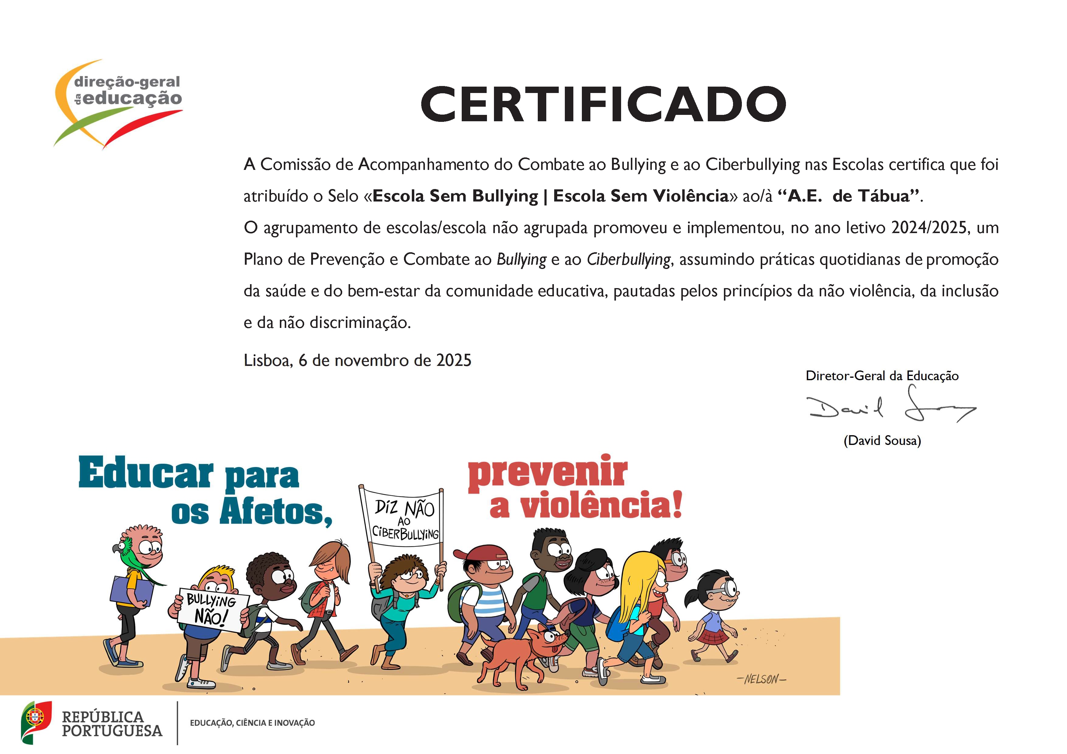 Selo Escola Sem Bullying | Escola Sem Violência